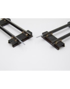 (8) Insulating Track Pins - Replaces 692 fiber pins - Sliver