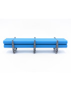 Milwaukee Flyer Pipe Set for American Flyer Gondolas - Blue Pipes