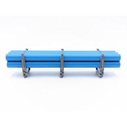 Milwaukee Flyer Pipe Set for American Flyer Gondolas - Blue Pipes