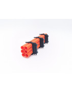 Milwaukee Flyer Pipe Set for American Flyer Gondola - Inferno Orange