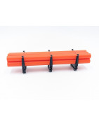 Milwaukee Flyer Pipe Set for American Flyer Gondola - Inferno Orange