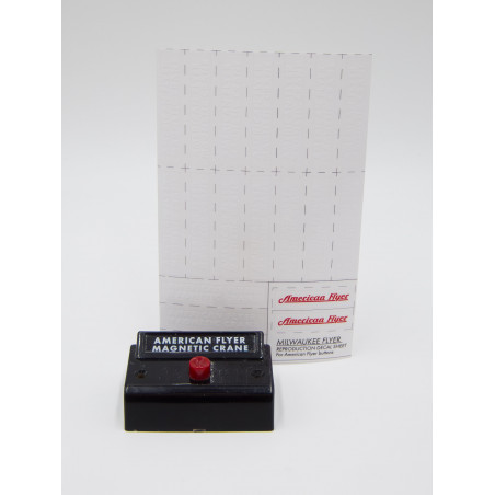 Button Decals for American Flyer Control Buttons - Magnetic Crane