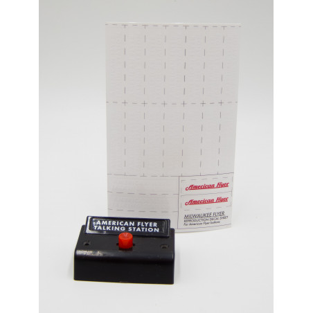 Button Decals for American Flyer Control Buttons - Talking Station