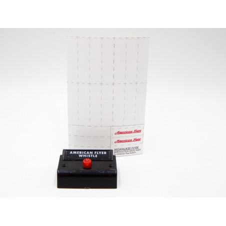 Button Decals for American Flyer Control Buttons - Whistle