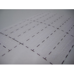 Button Letter Decals for American Flyer Control Buttons - Uncoupler