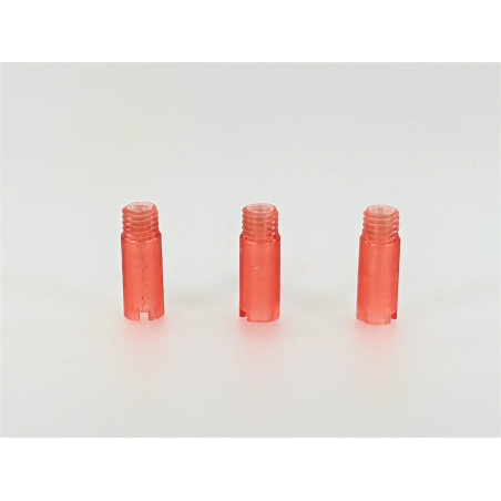 American Flyer Red Translucent Smoke Stacks for Steam Locomotives PA12A190