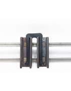 (8) Milwaukee Flyer Rubber Track Clips for American Flyer Track